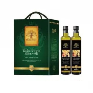 黄金树【500ML特级初榨橄榄油】双瓶礼盒装 198型