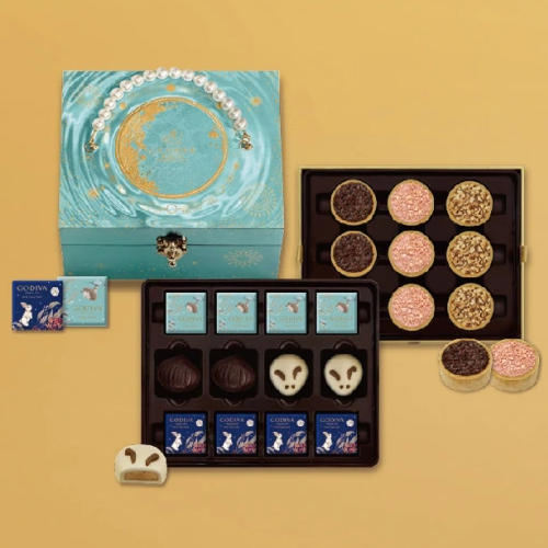 2025 GODIVA 歌帝梵★中秋限量版【鎏金·明悦巧克力礼盒21颗装】688型