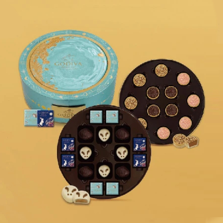 2025 GODIVA 歌帝梵★中秋限量版【鎏金·明悦巧克力礼盒28颗装】999型